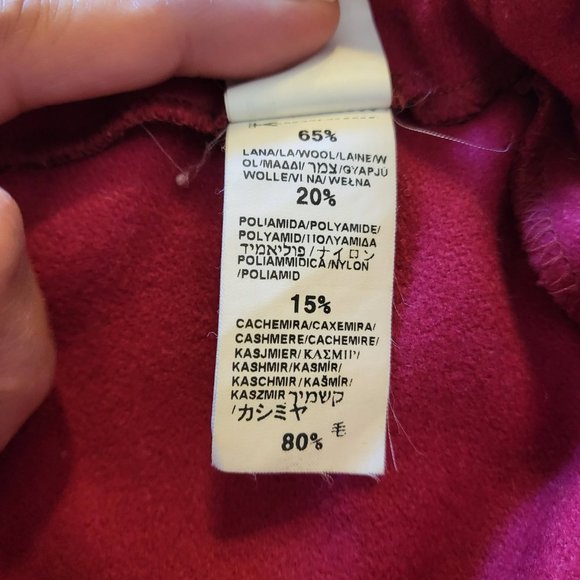 Zara Basic Women’s Midi A-Line Pencil Skirt Antique Ruby Sz 8 - Picture 6 of 8